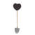 23.75" Black and Gray Spade Garden Tool with a Chalkboard Stake Wall Decor - IMAGE 1