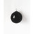 Shiny Glass Christmas Ball Ornaments - 3.25" (80mm) - Black - 8ct - IMAGE 1