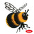 Honeycomb Tissue Paper Bumblebee Decoration - 10" - Black and Yellow - Pack of 12 - IMAGE 4