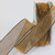 Shimmering Amber Crystal Wired Edge Craft Ribbon 1" x 54 Yards - IMAGE 2
