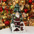 19.5" Battery Operated LED Lighted Santa Claus and Christmas Tree Table Top Decoration - IMAGE 2