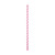 Striped Disposable Bendable Straw Party Favors - 7.75" - Candy Pink and White - Club Pack of 144 - IMAGE 1