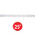 Tissue Paper Festooning Garland - 25' - White - Pack of 24 - IMAGE 3
