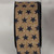 Brown and Black Star Print Wired Craft Ribbon 2.5" x 20 Yards - IMAGE 1