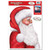 Pack of 12 Festive Santa Backseat Driver Car Cling Christmas Decorations 17" - IMAGE 1