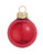 2ct Red Glass Shiny Christmas Ball Ornaments 6" (150mm) - IMAGE 1