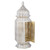 Moroccan Style Floor Pillar Candle Lantern - 29.5" - White and Gold - IMAGE 3