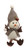 9.75" Country Cabin Decorative Sitting White Bird with Scarf and Cap Stuffed Animal Figure - IMAGE 1