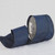 Navy Blue and Black Solid Wired Craft Ribbon 2.5" x 27 Yards - IMAGE 2