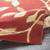 4' x 5.5' Brick Red and Yellow Rectangular Area Throw Rug - IMAGE 4