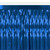 2-Ply Metallic Fringe Drape Party Decoration - 10' - Blue - Pack of 6 - IMAGE 3
