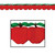 Pack of 12 Red Apple Back to School Garland Party Decorations 12' - IMAGE 1
