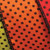 Black and Orange Polka Dot Wired Craft Ribbon 1.5" x 40 Yards - IMAGE 1