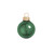 40ct Green Shiny Finish Glass Christmas Ball Ornaments 1.25" (30mm) - IMAGE 1