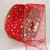 Red Sparkling Stars Wired Craft Ribbon 2.5" x 40 Yards - IMAGE 1