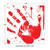 2-Ply Disposable Bloody Hand Print Luncheon Party Napkins - 6.5" - Pack of 192 - IMAGE 4
