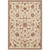 6.5' x 9.5' Floral Beige and Brown Shed-Free Rectangular Area Throw Rug - IMAGE 1