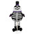 39" Black and White LED Lighted Standing Skeleton Ghost Halloween Decor - IMAGE 1