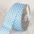 Blue and White Checkered Wired Craft Ribbon 1.5" x 54 Yards - IMAGE 1