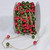 Red and Green Twisted Beads Wire Christmas Craft Ribbon 0.25" x 44 Yards - IMAGE 1
