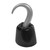 Club Pack of 12 Black and Silver Inflatable Pirate Hooks 12.5" - IMAGE 1