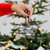 Snowflake "Dots" Candy Logo Christmas Ornament - 3.5" - Blue and Silver - IMAGE 5