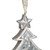 Mosaic Style Christmas Ornaments  - 4" - Gold - Set of 12