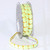 Lime Green Blocks Woven Edge Craft Ribbon 0.25" x 40 Yards - IMAGE 1