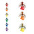 "40"  Metallic Birthday Firework Stringer Party Decorations - 7' - Multicolor - Club Pack of 12 - IMAGE 1