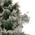 Pre-Lit Flocked Victoria Pine Artificial Christmas Wreath - 24" - Clear Lights - IMAGE 3