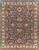 7.5' x 9.5' Floral Gray and Brown Hand Tufted Rectangular Wool Area Throw Rug - IMAGE 1
