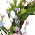 Daisy Twig Artificial Floral Wreath, Green and Pink 12-Inch - IMAGE 5
