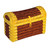 Inflatable Pirate Treasure Chest Cooler - 24" - IMAGE 2