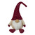 17" Ivory and Red Chubby Smiling Gnome Plush Tabletop Christmas Decoration - IMAGE 1