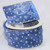 Blue and Silver Plump Stars Fourth of July Wired Craft Ribbon 2.5" x 27 Yards - IMAGE 2