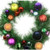 Ornaments and Pine Needle Artificial Christmas Wreath - 24" - Multicolor - Unlit - IMAGE 3
