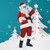 Red and White Santa Claus Men Christmas Costume Suit - XL - IMAGE 1