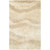 5' x 8' Solid Cream White Hand Woven Rectangular New Zealand Wool Area Throw Rug - IMAGE 1