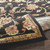 5.25' x 7.5' Floral Black and Brown Shed-Free Rectangular Area Throw Rug - IMAGE 4