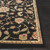 5.25' x 7.5' Floral Black and Brown Shed-Free Rectangular Area Throw Rug - IMAGE 5