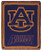Navy Blue and Orange Auburn University Tigers Afghan Throw Blanket 48" x 60" - IMAGE 1