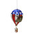 5.75" Red and Blue New York Glass Hot Air Balloon Christmas Ornament - IMAGE 1