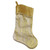 20.5" Metallic Gold Christmas Stocking with Curved Cuff - IMAGE 1