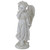 9.75" Ivory Standing Angel with Floral Crown Outdoor Garden Statue - IMAGE 5