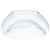 Floating Glass Bowl Pillar Candle Holder - 9" - IMAGE 3