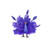 7" Colorful Purple and Blue Regal Peacock Bird with Open Tail Feathers Christmas Decoration - IMAGE 1