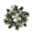 24" Frosted Two-Tone Cedar and Long Needle Pine Berry Artificial Christmas Wreath - Unlit - IMAGE 1