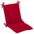 Solid Outdoor Patio Chair Cushion - 36.5" - Red - IMAGE 1