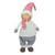 19.5" Ivory, Red, and Gray Cheerful Young Boy Gnome Christmas Decoration - IMAGE 1