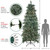 Real Touch™️Pre-Lit Slim Washington Fraser Fir Artificial Christmas Tree - 10' - Clear Lights - IMAGE 6